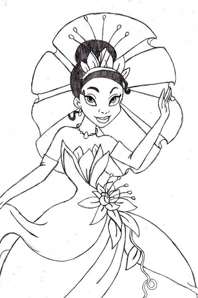 Princess Tiana Printable Images | download free printable coloring