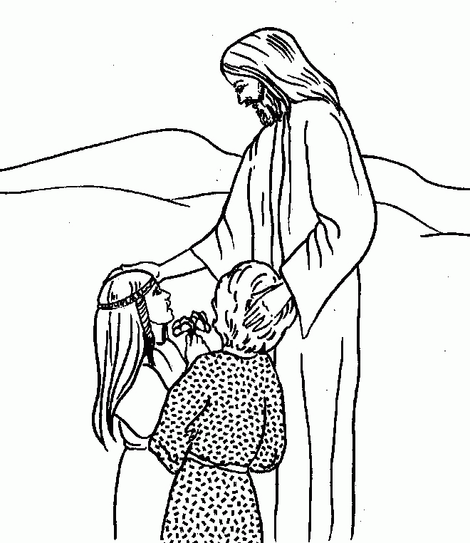 Jesus Pictures to Color