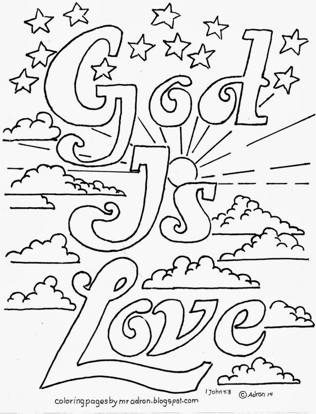 Free God Is Love Coloring Pages Free Download Free God Is Love 