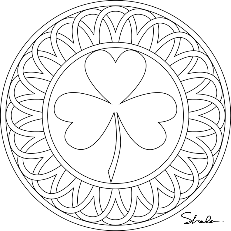 Dont Eat the Paste: Shamrock Tea Box and coloring page