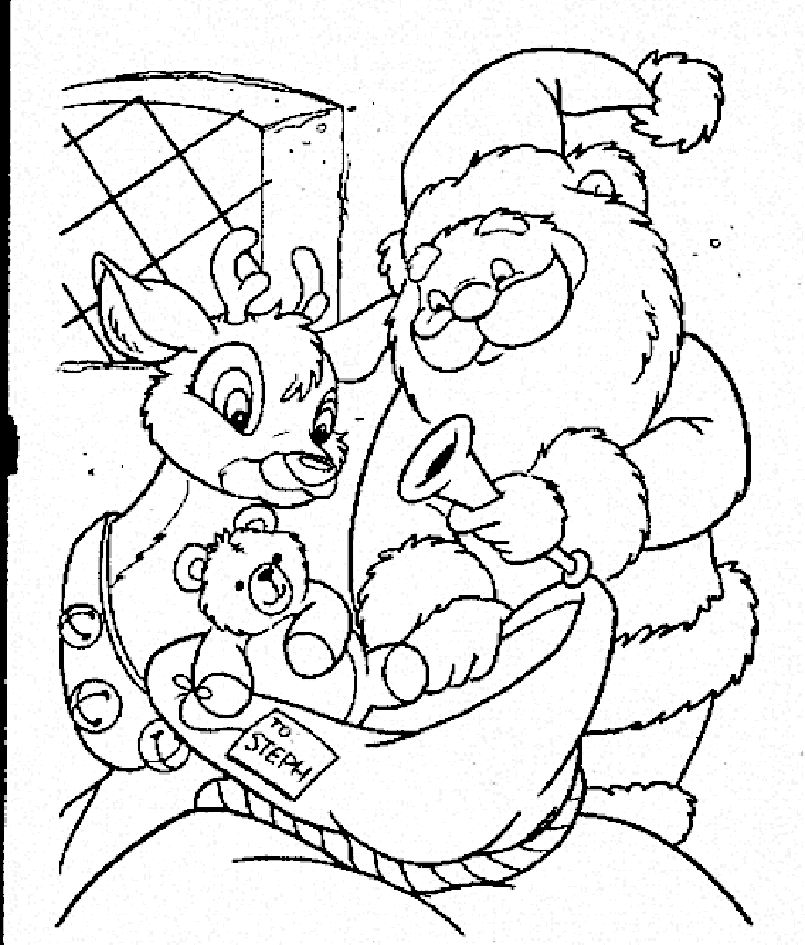 Santa Claus| Coloring Pages for Kids | Free Printable Coloring Pages