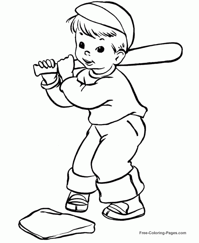 Baseball Coloring Book | Printable Coloring Pages