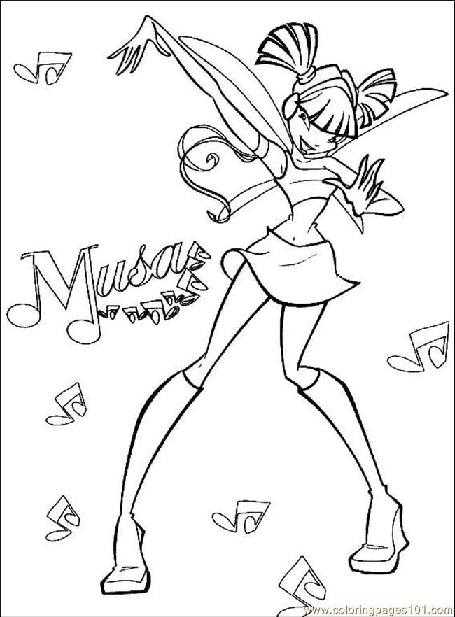 Coloring Pages Winx Club Coloring  (Cartoons  Winx Club
