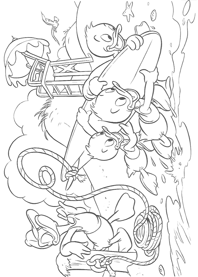 Coloring Page - Summer holiday coloring Page