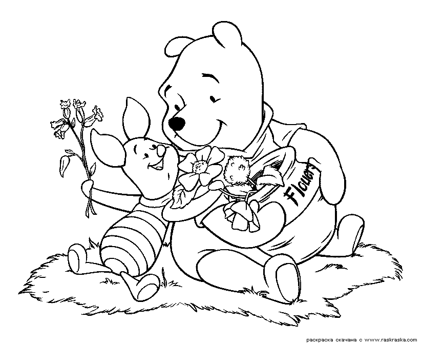 Winnie the Pooh coloring Page / Winnie the Pooh / Kids