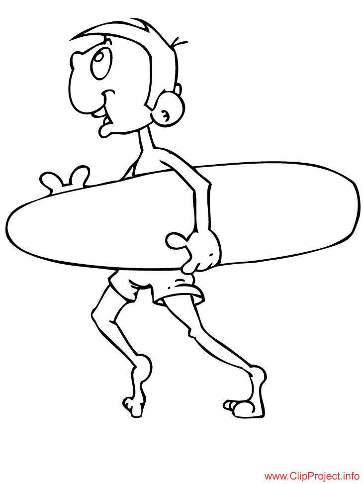 surf the net Colouring Pages