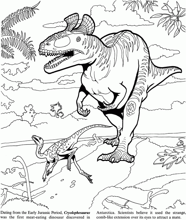 dover coloring pages dinosaurs - Clip Art Library