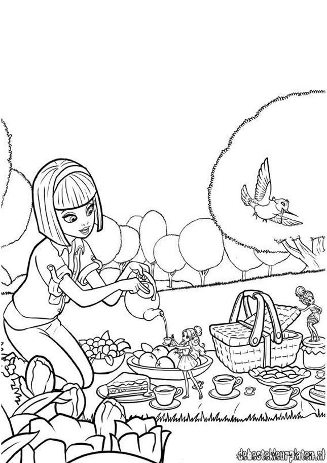 Remarkable Barbie Thumbelina Coloring Pages | Fun Coloring Ideas