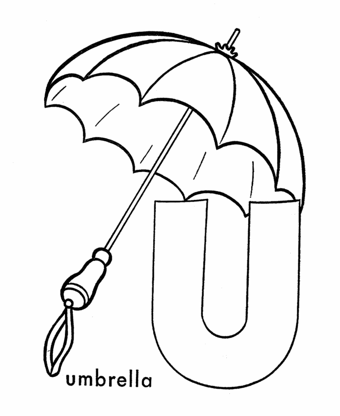 Free Letter U Coloring Page, Download Free Letter U Coloring Page png