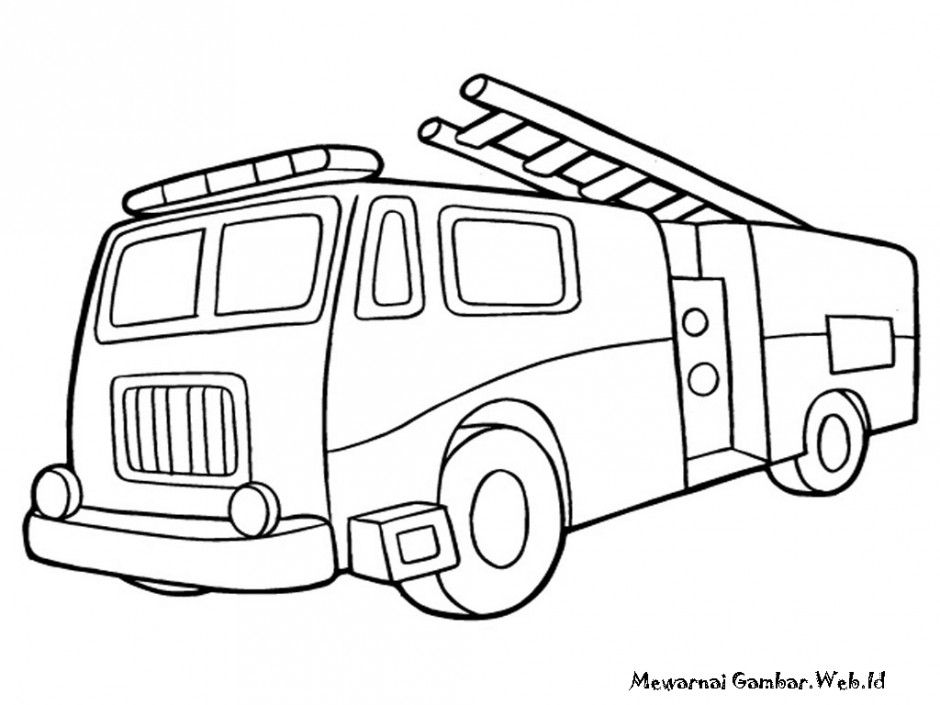 Fire Truck Coloring Page Viewing Gallery For Ambulance Truck