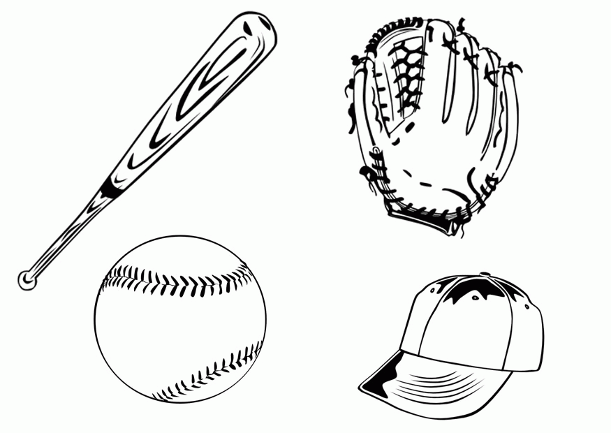 Baseball-coloring-17 | Free Coloring Page on Clipart Library