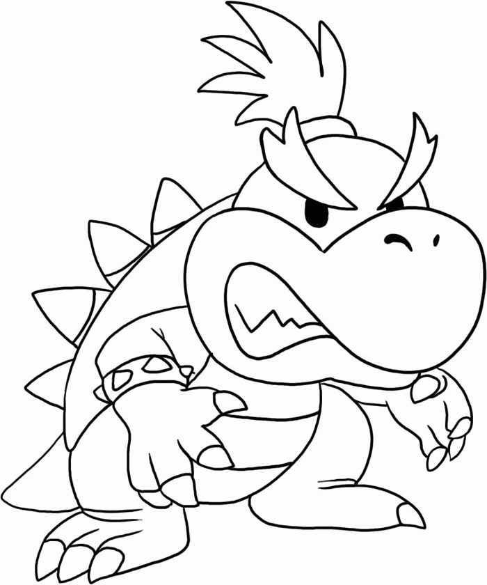 Yoshi Coloring Page | Free Printable Coloring Pages