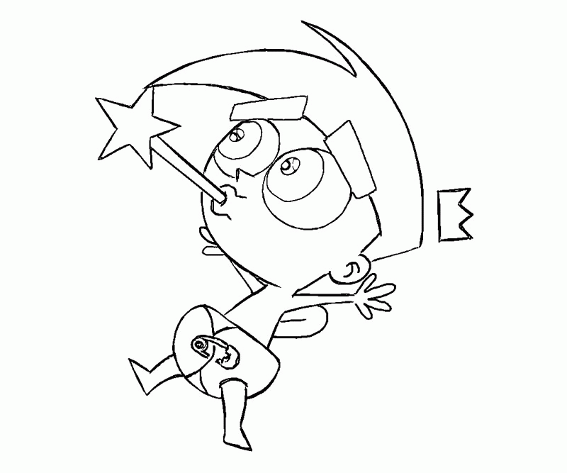 Fairly Oddparents Coloring Pages To Print 