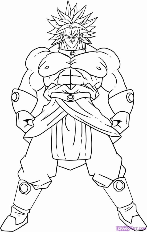 Coloring Page Of Dragon ball z
