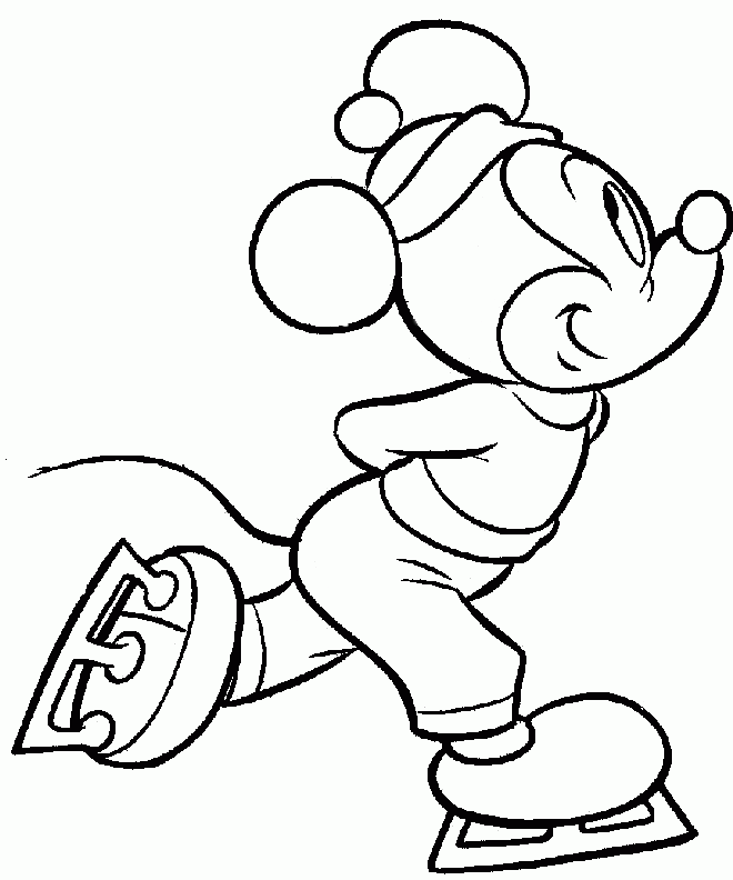 Free Coloring Pages Mickey Mouse | Free Printable Coloring Pages
