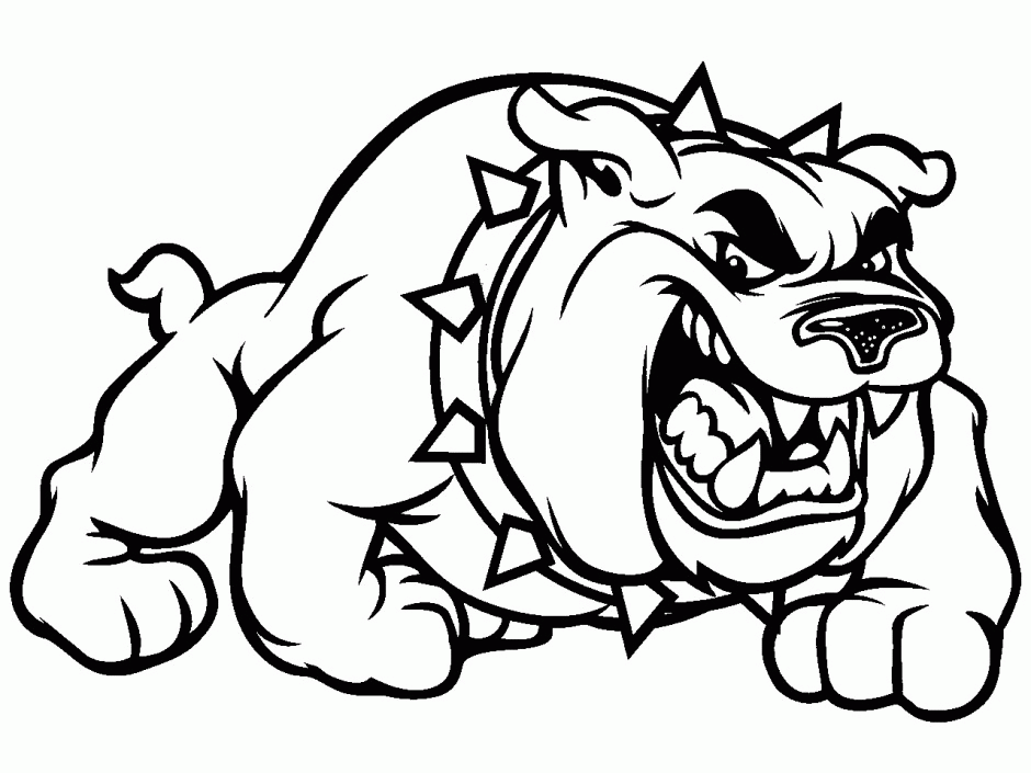 PRINT OUT COLORING PAGES ORANGE GROVE BULLDOGS Georgia