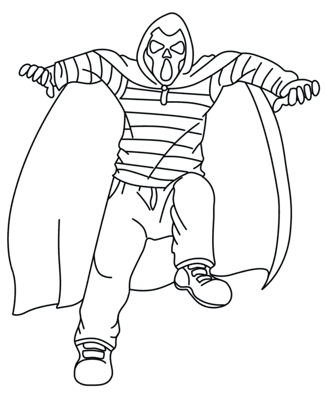 Scary Pumpkin Coloring Pages | Free coloring pages