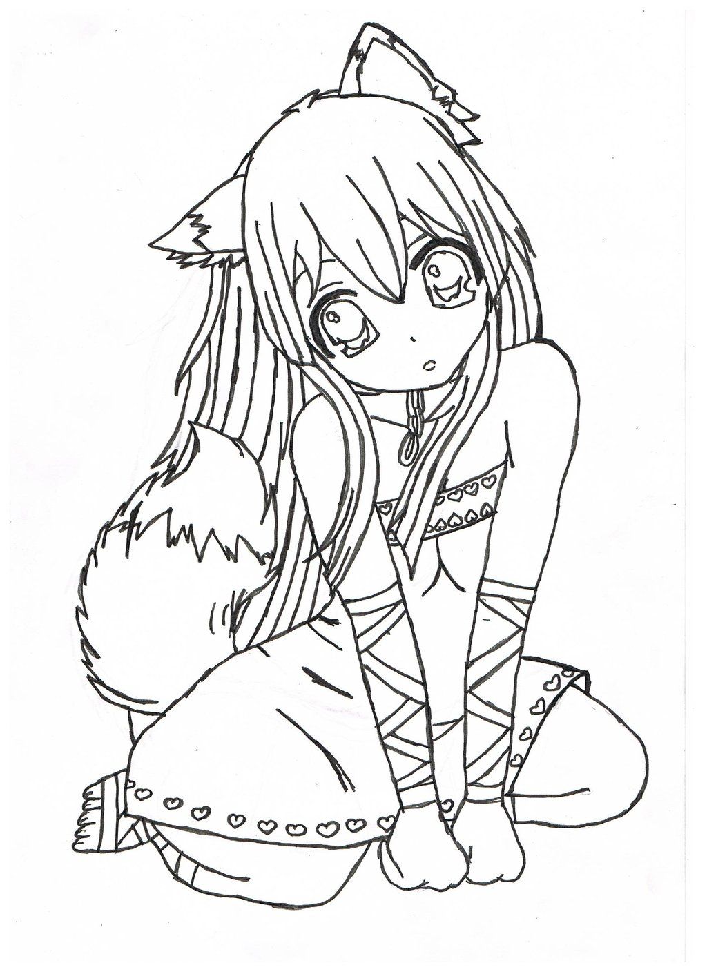coloring pages for adults anime   Clip Art Library
