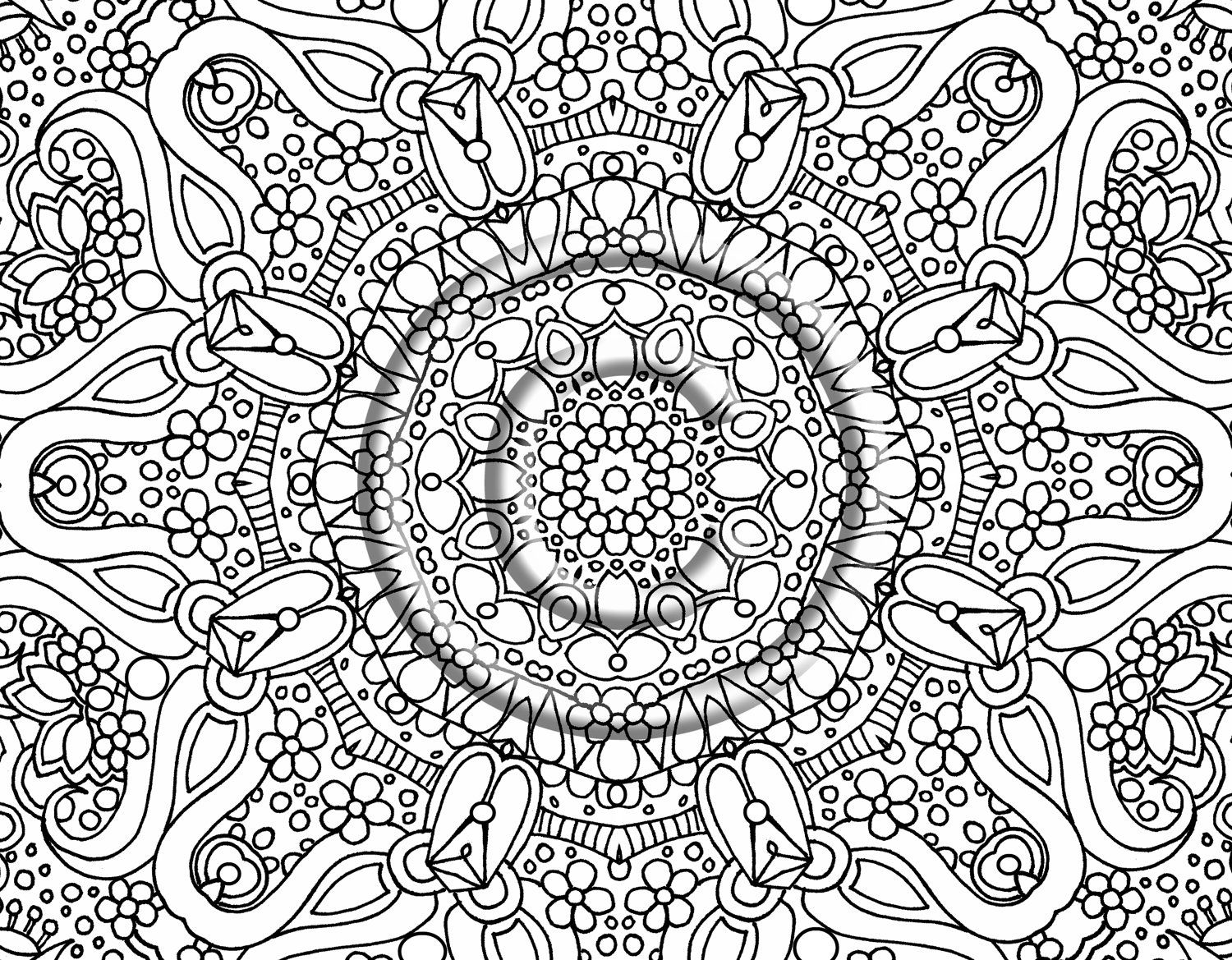 abstract coloring pages 
