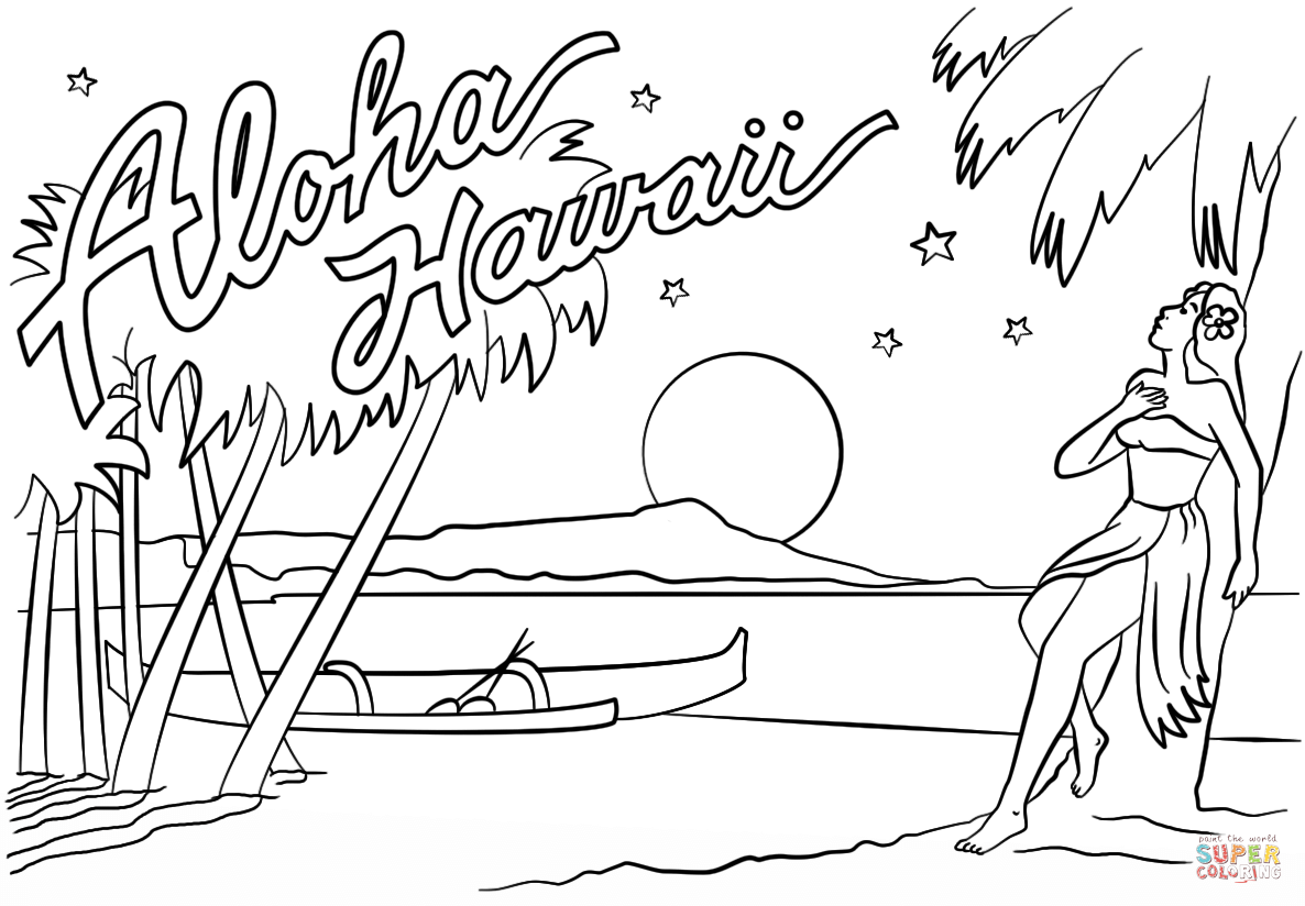 Free Coloring Pages For Hawaii Download Free Coloring Pages For Hawaii