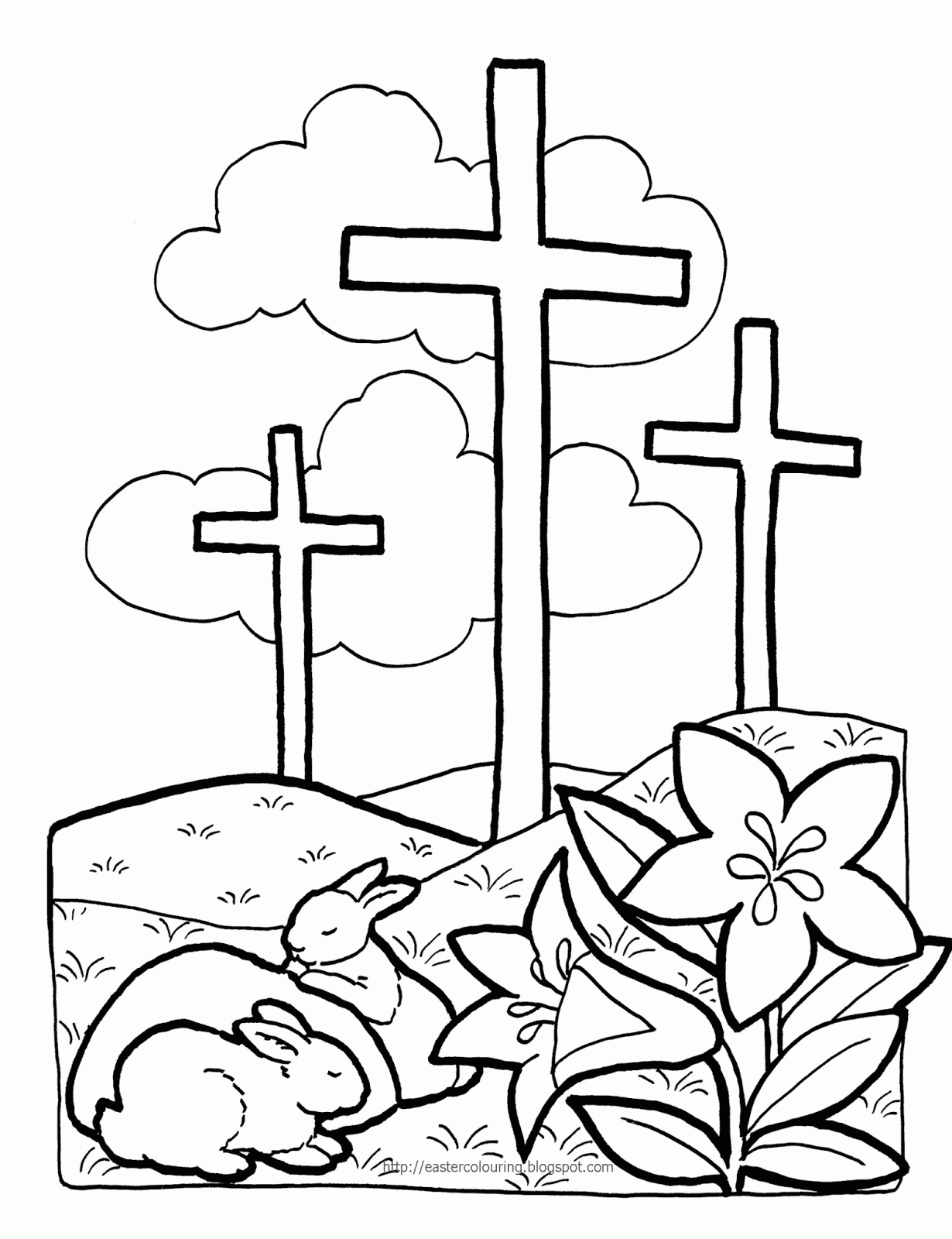 palm sunday coloring