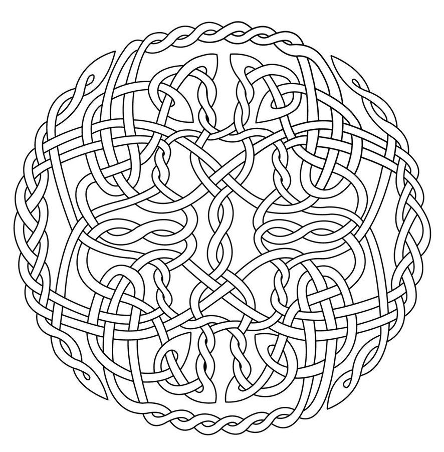 Celtic Knot | Coloring Pages for Kids and for Adults