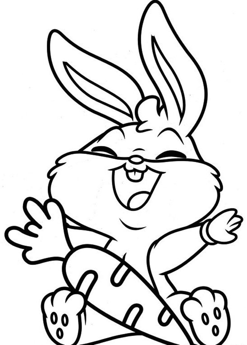 Bugs Bunny And Taz Baby Looney Tunes Coloring Pages Free | Cartoon