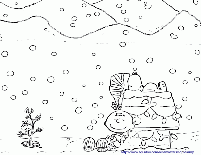 Charlie Brown Coloring Pages  