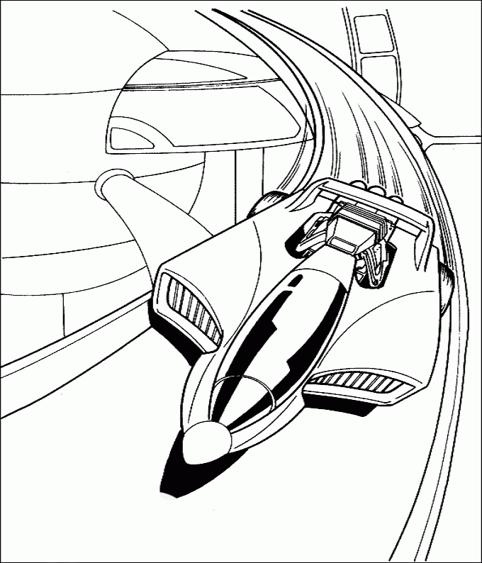 Hot Wheels Track Coloring Pages | High Quality Coloring Pages