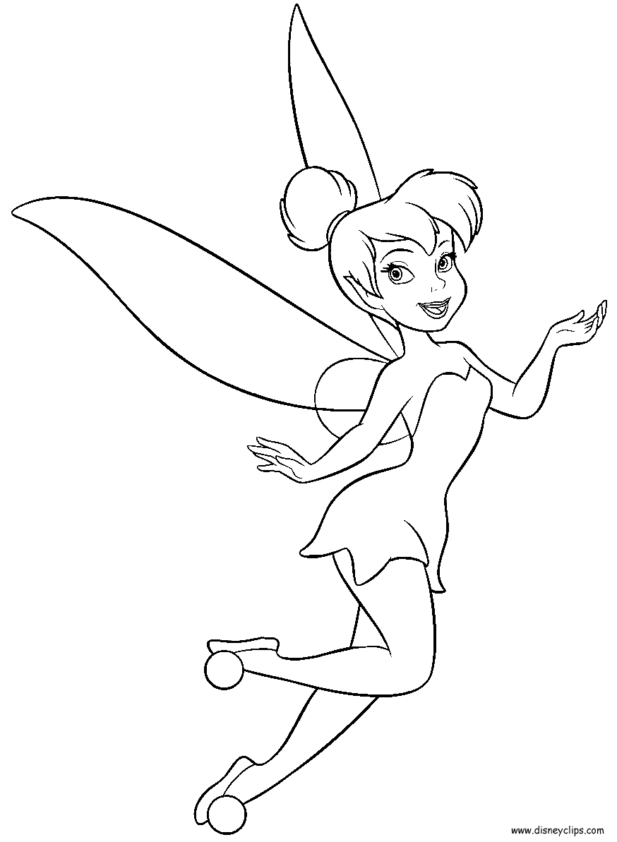 Free Printable Periwinkle And Tinkerbell Coloring Sheets
