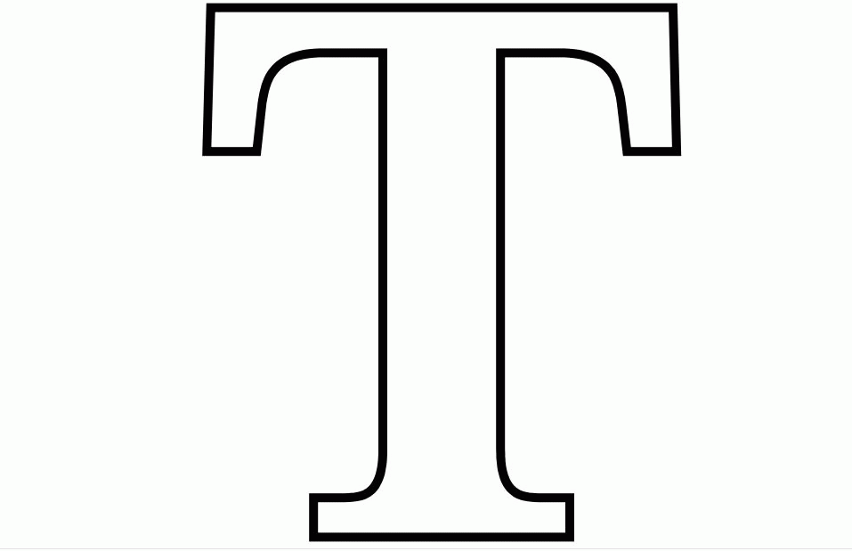 Free Coloring Pages Alphabet Letter T, Download Free Coloring Pages