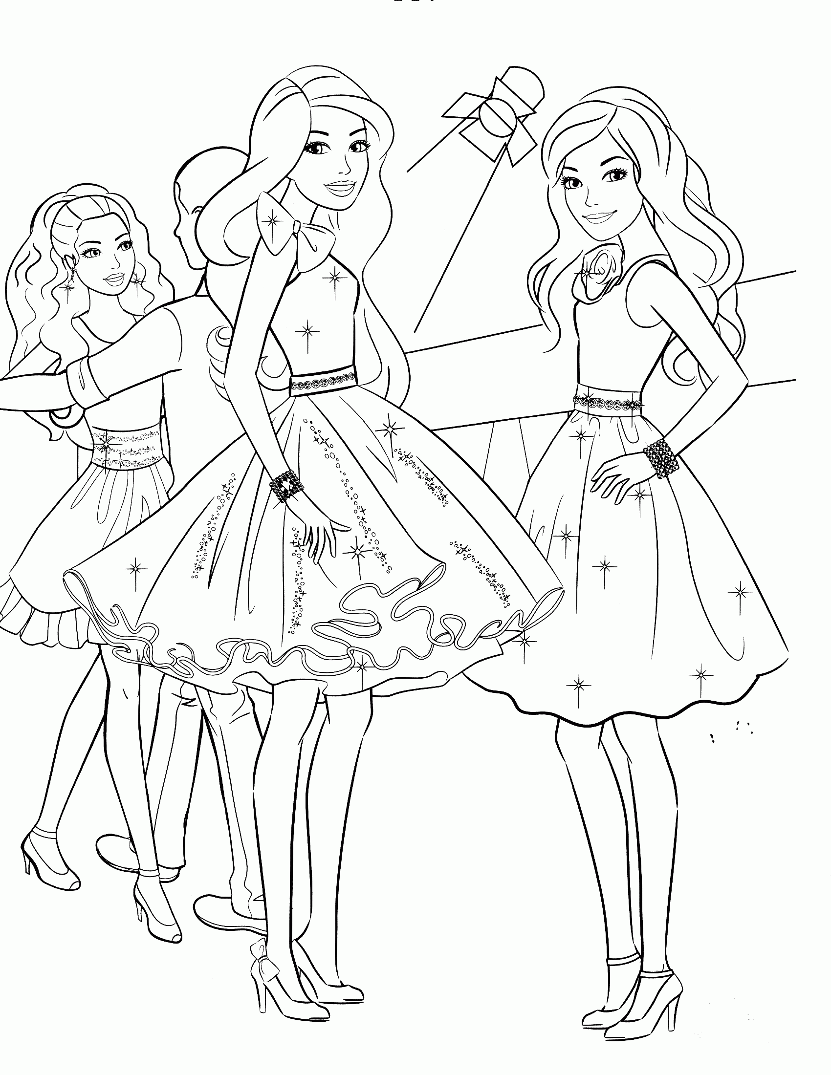 Free Coloring Pages Of Barbie, Download Free Coloring Pages Of ...