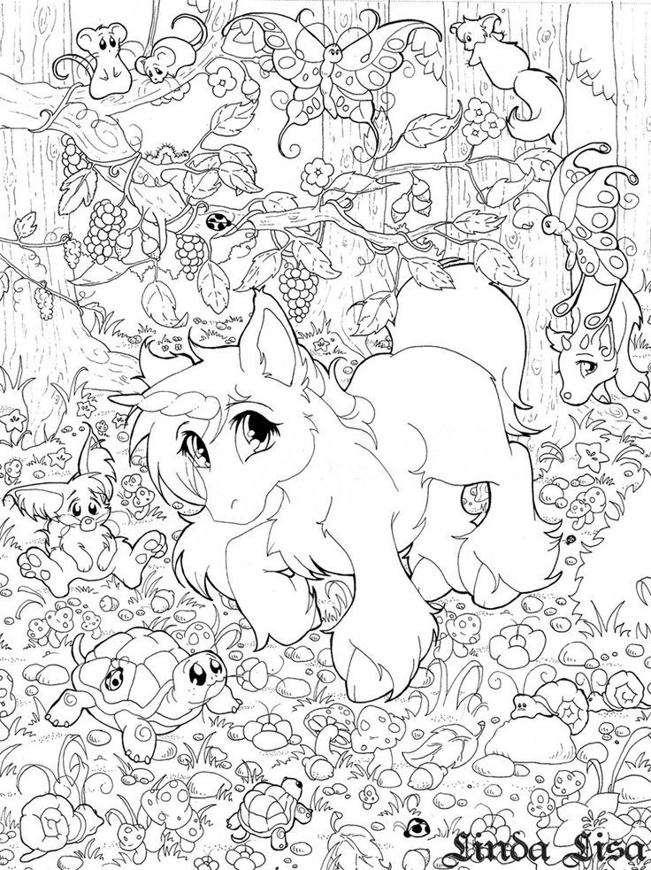 lisa frank coloring page | High Quality Coloring Pages