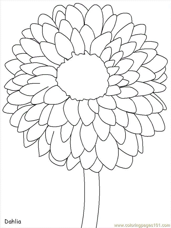 Free Free Printable Coloring Pages Of Flowers For Kids Download Free