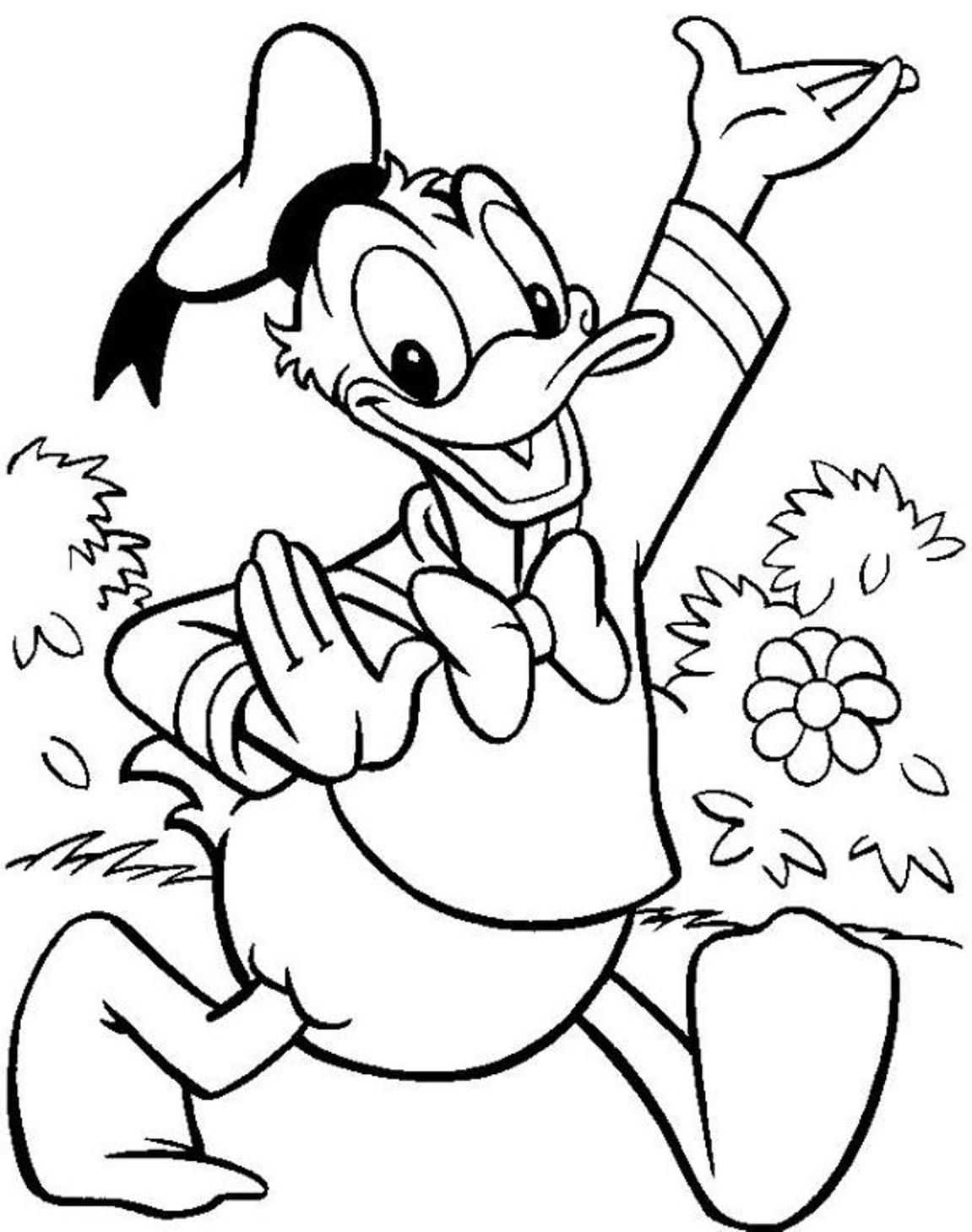 Printable Alphabet Coloring Pages D For Duck | Alphabet Coloring