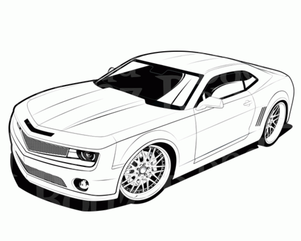 Chevrolet Camaro Coloring Pages Printable - Coloring Pages For All