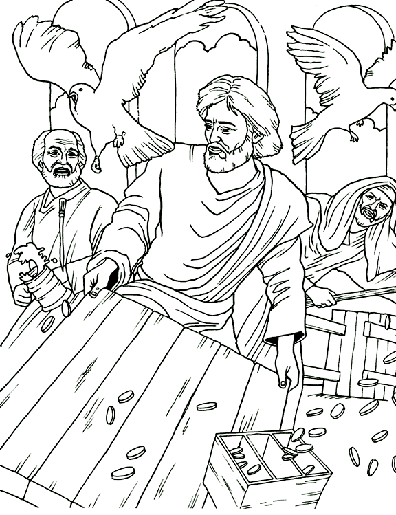 Jesus Cleanses The Temple Activity Clip Art Library