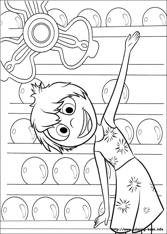 Inside Out pictures to print and color. Last updated : June 20th - Inside Out coloring pages  - Inside Out Coloring Pages