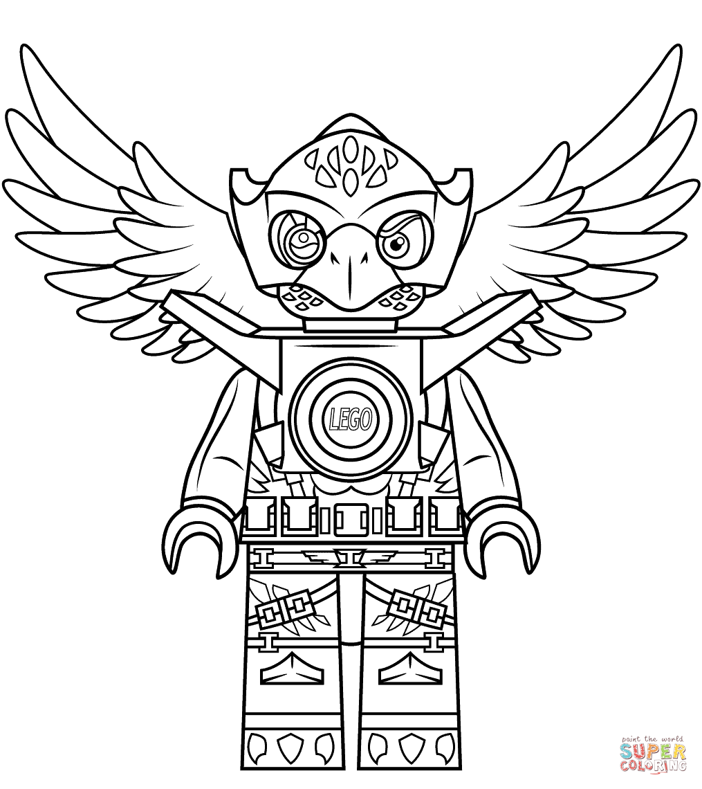 Lego Chima Eagle Eris coloring page | Free Printable Coloring Pages