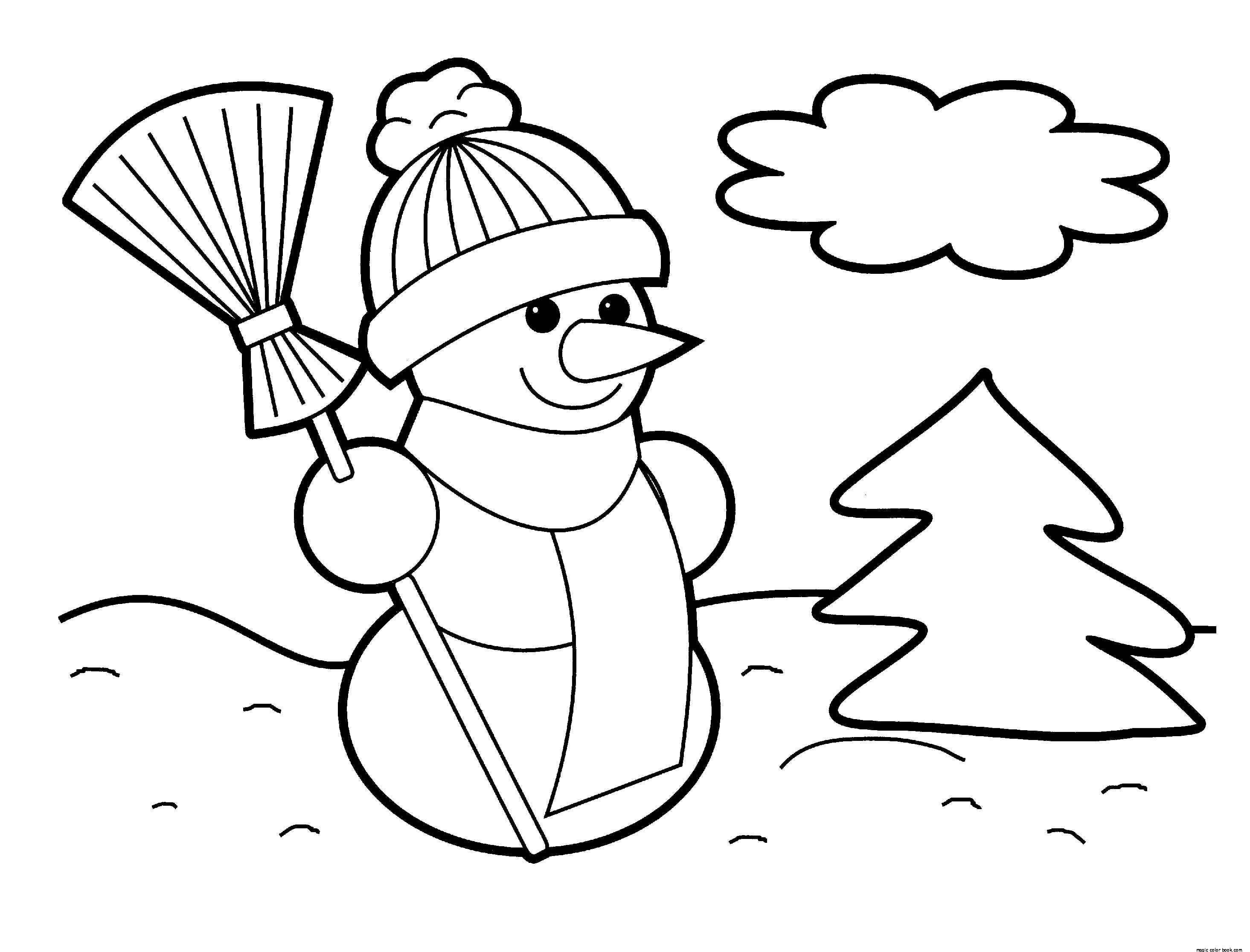 printable christmas clipart coloring pages   Clip Art Library