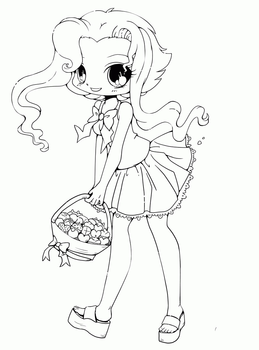 food cute girls coloring pages   Clip Art Library