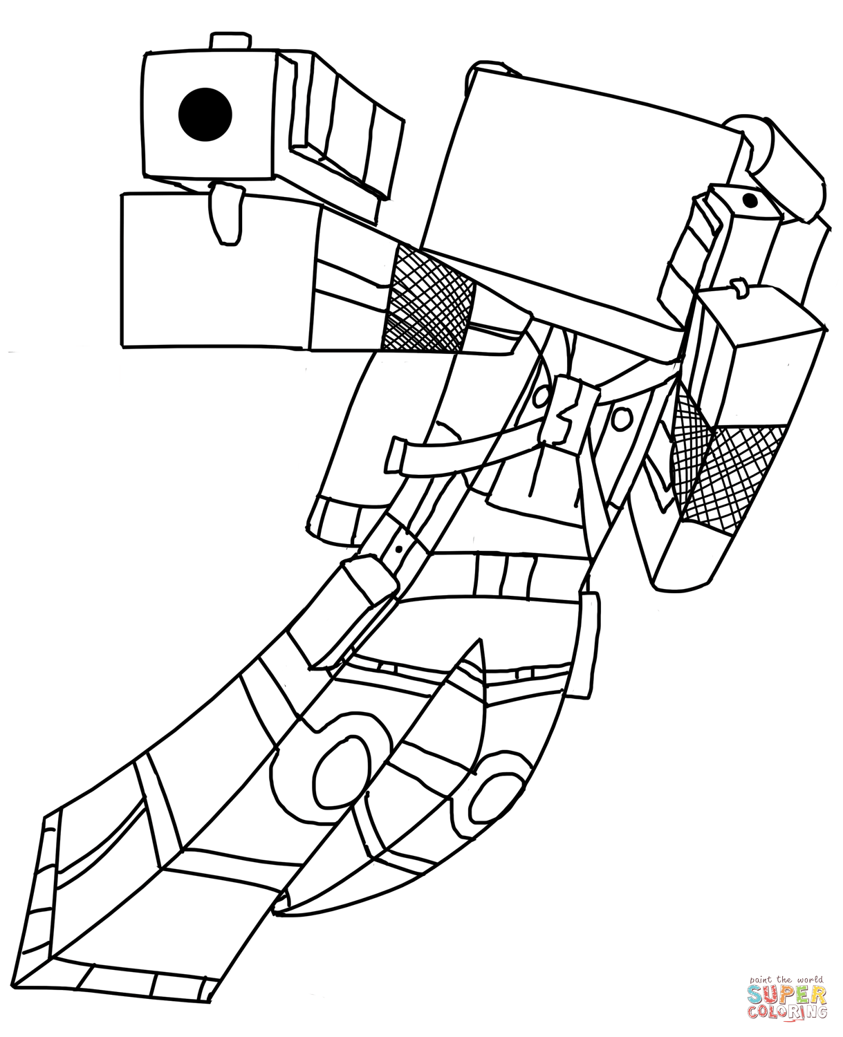 Minecraft coloring pages | Free Coloring Pages