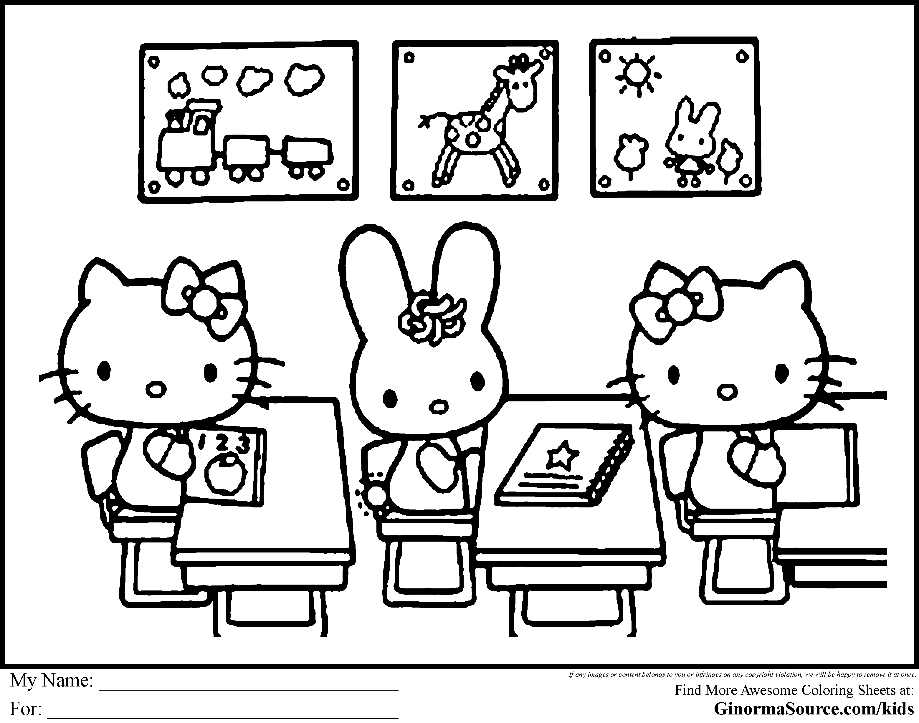 Free Hello Kitty Coloring Pages , Download Free Hello Kitty ...