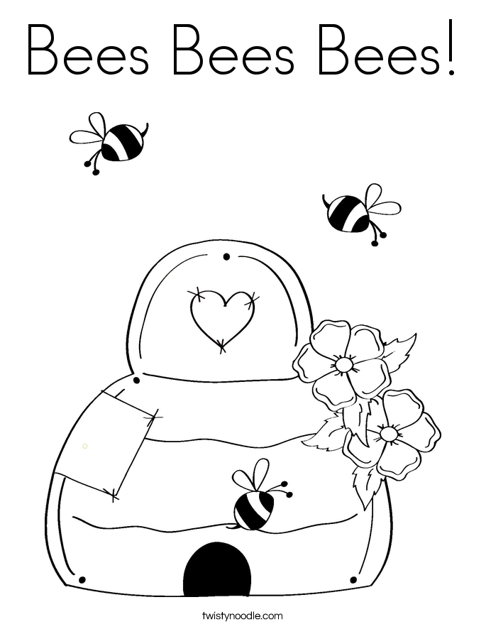 Free Coloring Pages Of Honey Bees Download Free Coloring Pages Of Honey Bees Png Images Free 