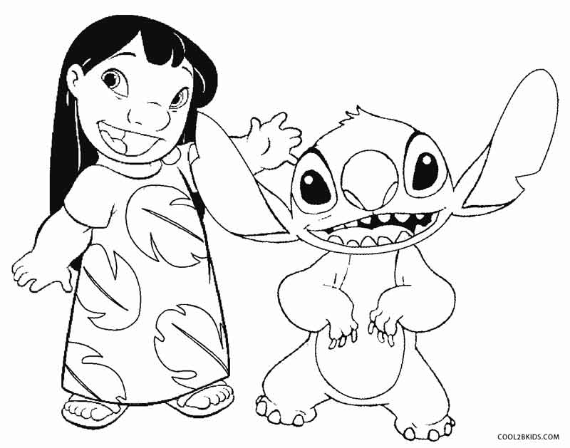 disney colouring pages lilo and stitch - Clip Art Library
