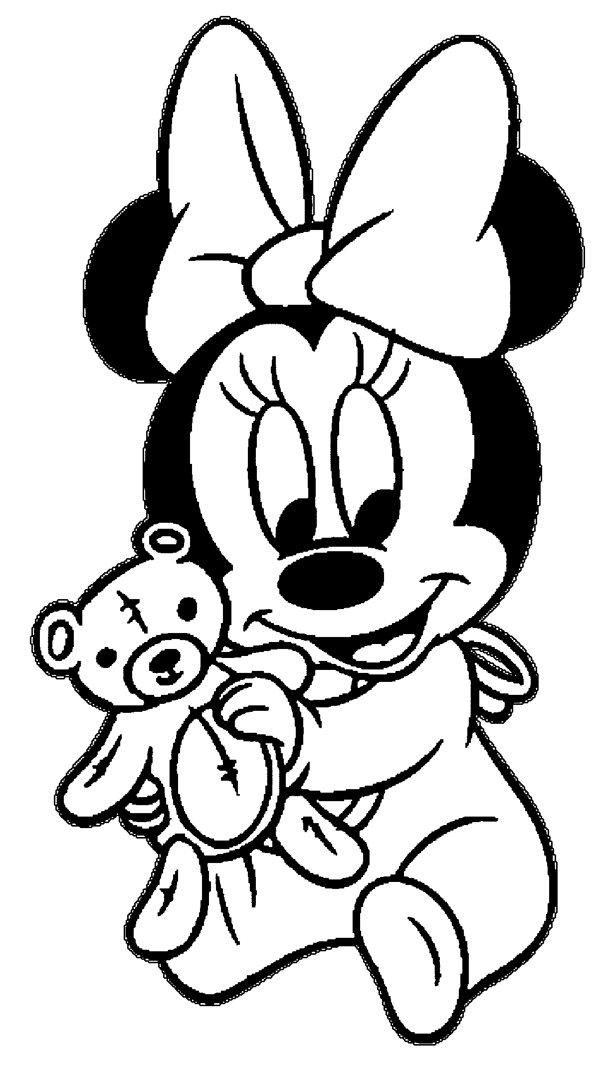 cute mickey mouse colouring pages   Clip Art Library
