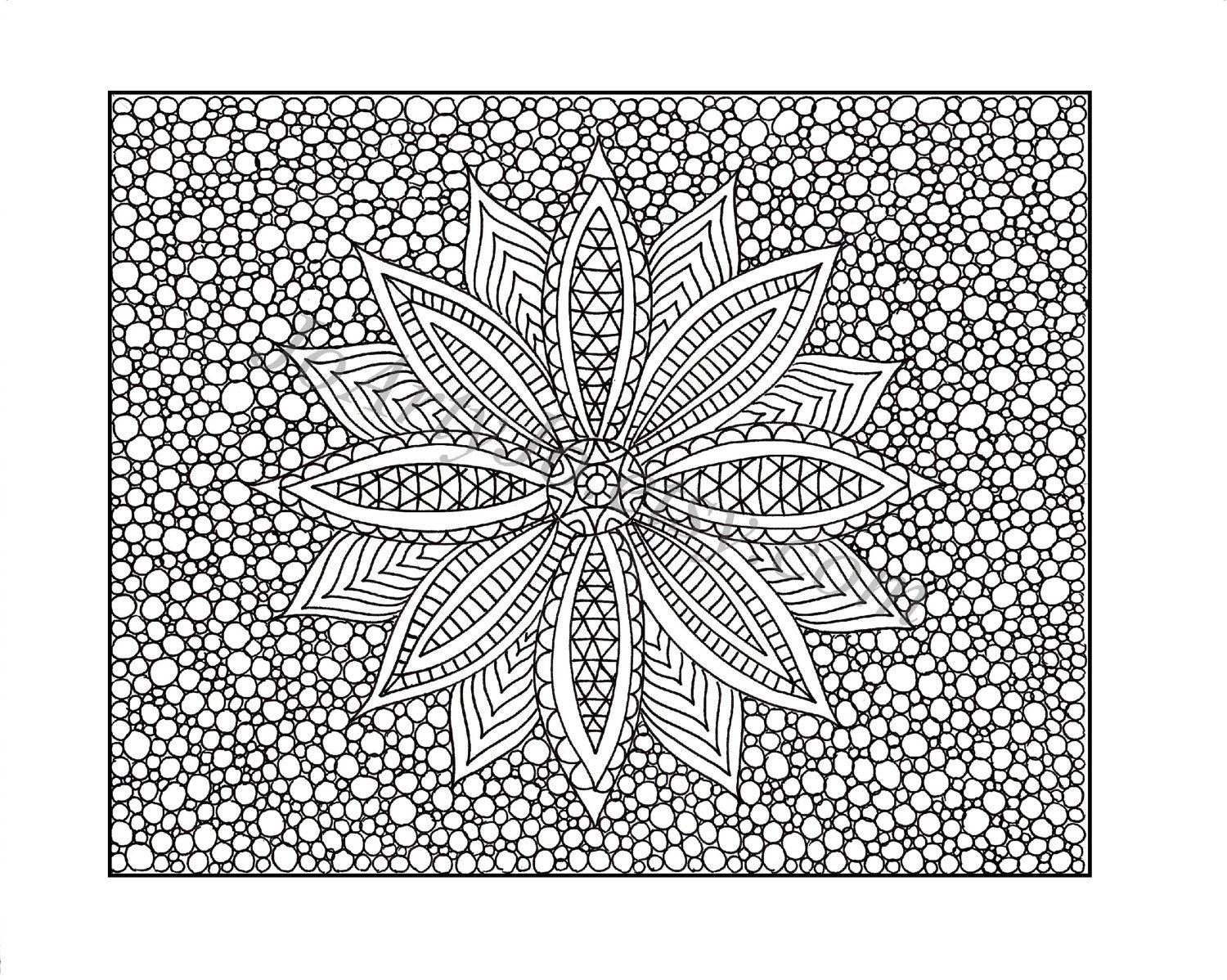 Mandala Coloring Free Printable Color By Number For Adults And once