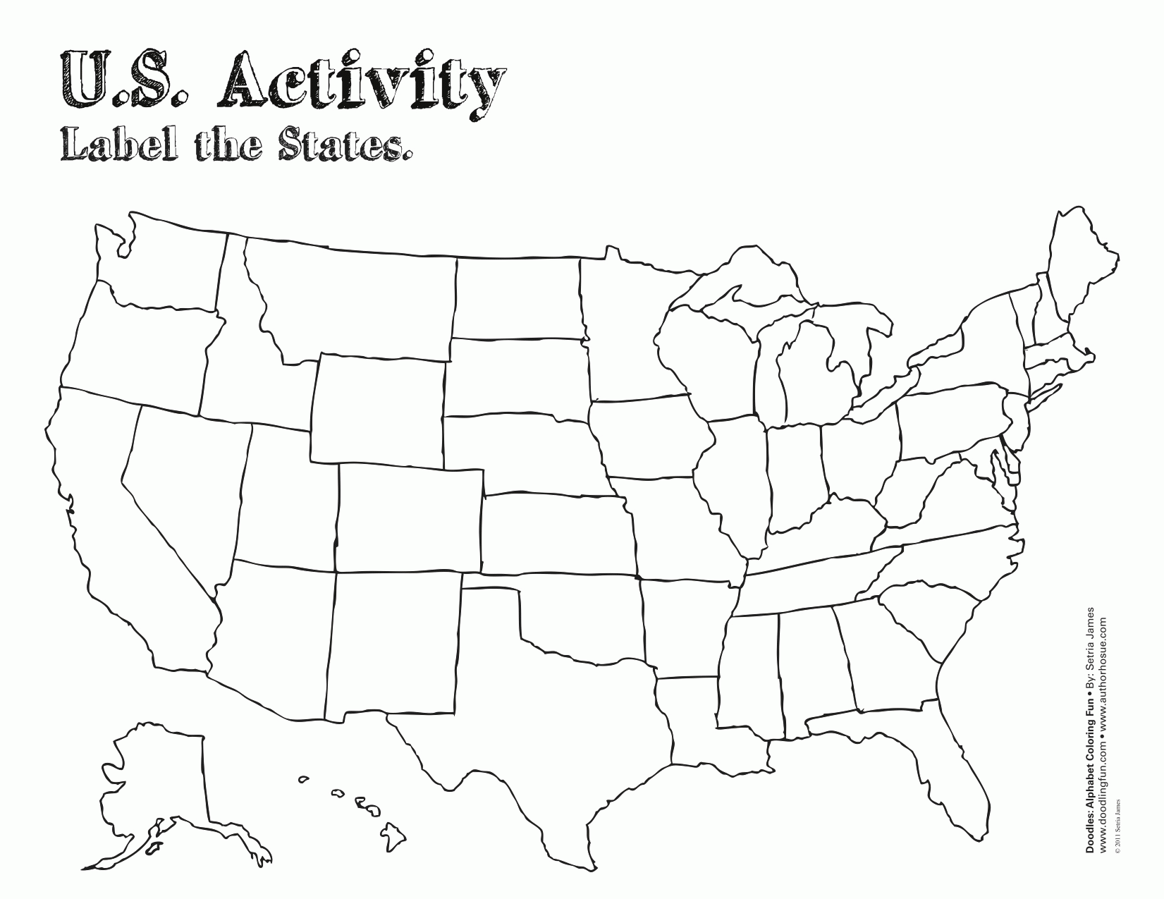 usa map template free - Clip Art Library Inside United States Map Template Blank