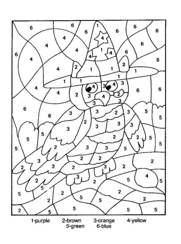 math coloring worksheet fall 3rd grade addition - Clip Art Library
