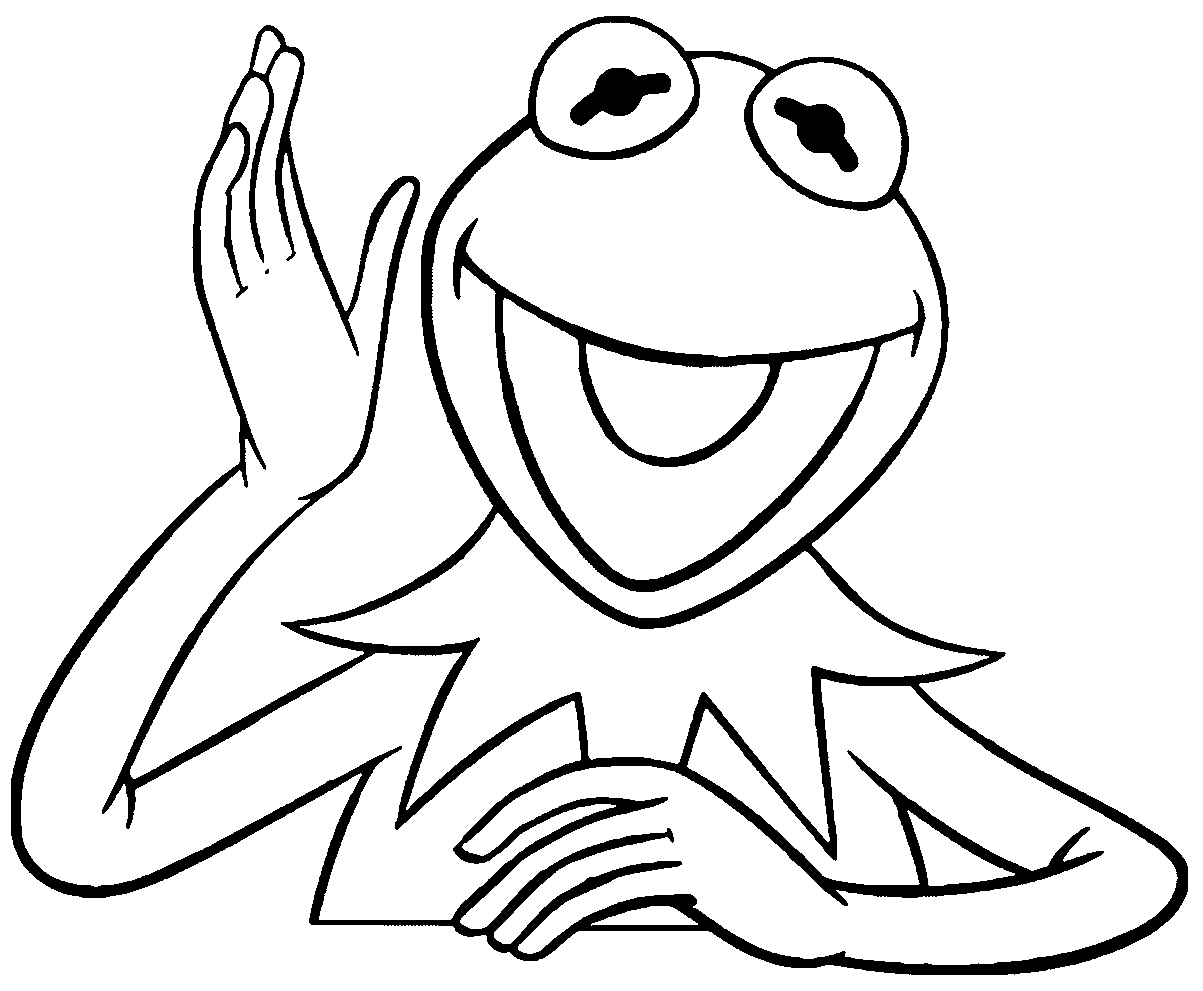 The Muppets Kermit The Frog 6 Coloring Pages